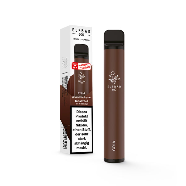 Elfbar 600 Einweg-E-Zigarette Cola 20mg Nikotin