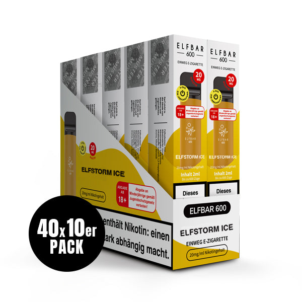 Elfbar 600 Einweg-E-Zigarette Elfstorm Ice 20mg Nikotin