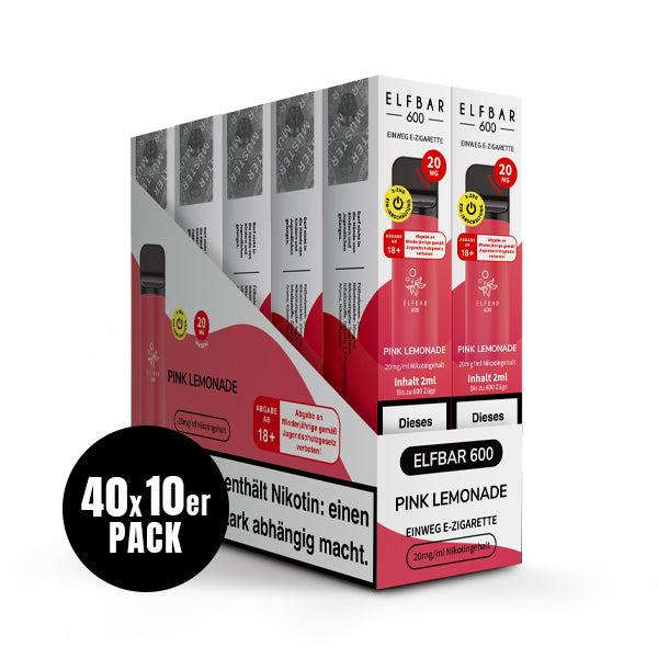 Elfbar 600 Einweg-E-Zigarette Pink Lemonade 20mg Nikotin