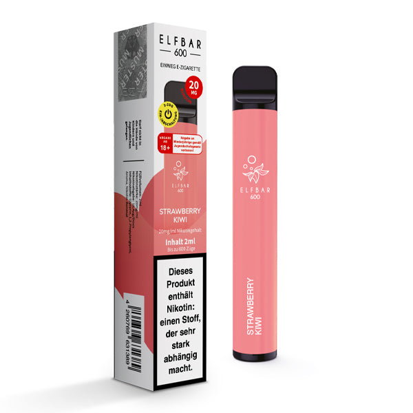 Elfbar 600 Einweg-E-Zigarette Strawberry Kiwi 20mg Nikotin