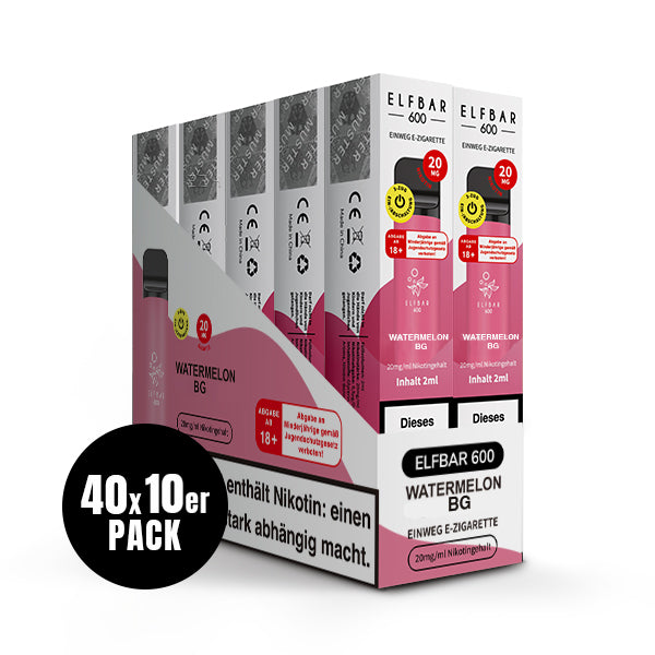 Elfbar 600 Einweg-E-Zigarette Watermelon BG 20mg Nikotin
