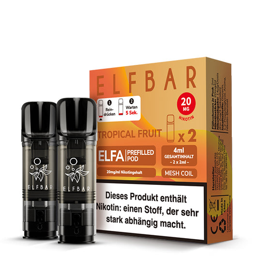 Elfbar ELFA Prefilled Pod Tropical Fruit 20mg Nikotin 2er Pack