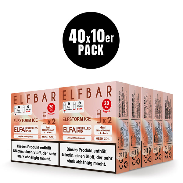Elfbar ELFA Prefilled Pod Elfstorm 20mg Nikotin 2er Pack