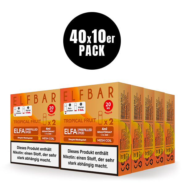 Elfbar ELFA Prefilled Pod Tropical Fruit 20mg Nikotin 2er Pack