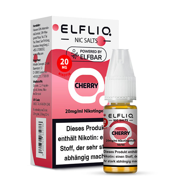Elfbar Elfliq eLiquid 10ml Cherry 10ML