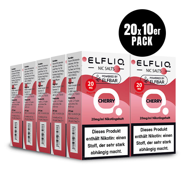 Elfbar Elfliq eLiquid 10ml Cherry 10ML