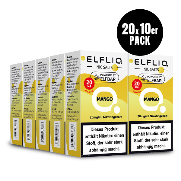 Elfbar Elfliq eLiquid 10ml Mango 10ML