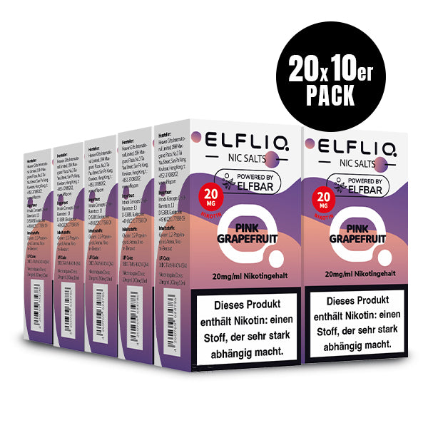 Elfbar Elfliq eLiquid 10ml Pink Grapefruit 10ML