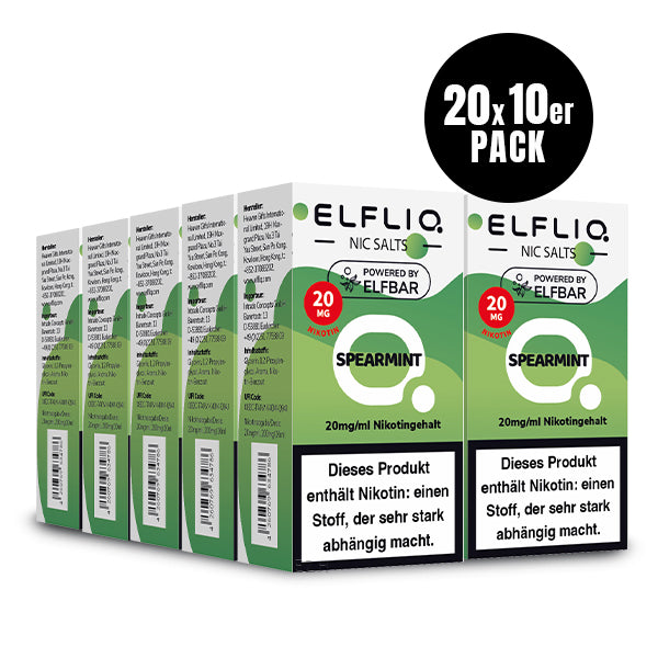 Elfbar Elfliq eLiquid 10ml Spearmint 10ML