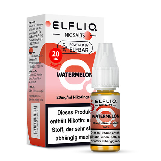 Elfbar Elfliq eLiquid 10ml Watermelon 10ML