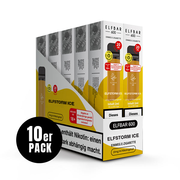 Elfbar 600 Einweg-E-Zigarette Elfstorm Ice 20mg Nikotin