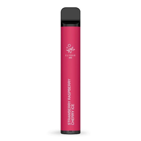 Elfbar 600 Einweg-E-Zigarette Strawberry Raspberry Cherry Ice 20mg Nikotin