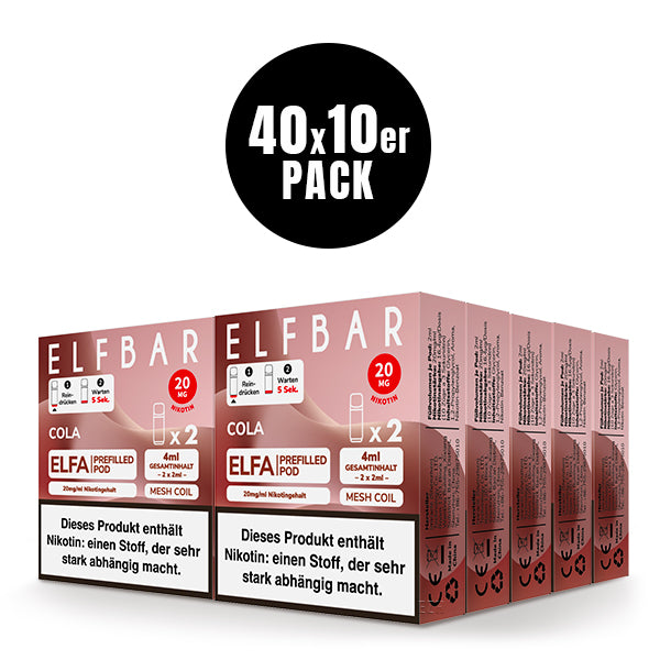 Elfbar ELFA Prefilled Pod Cola 20mg Nikotin 2er Pack