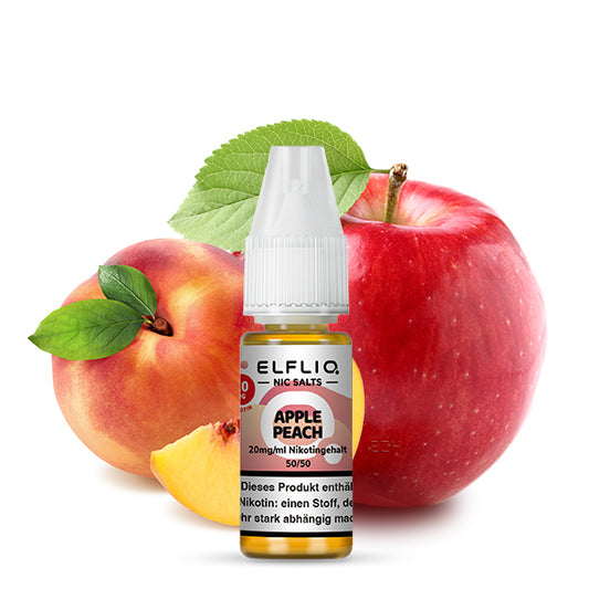 Elfbar Elfliq eLiquid 10ml Apple Peach 10ML