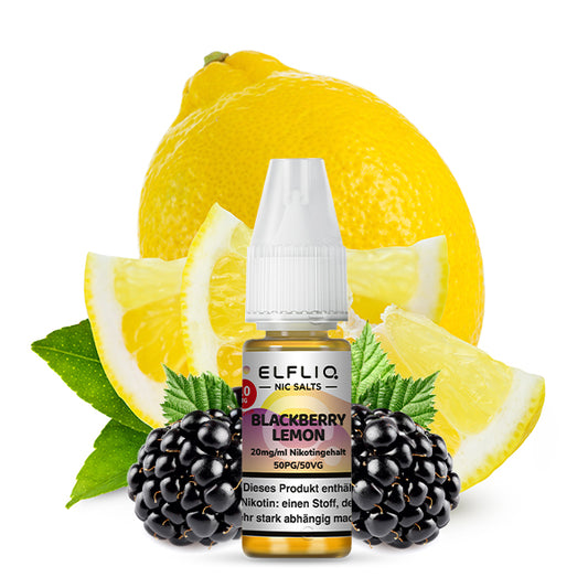 Elfbar Elfliq eLiquid 10ml Blackberry Lemon 10ML