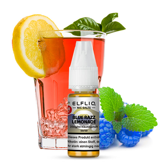 Elfbar Elfliq eLiquid 10ml Blue Razz Lemonade 10ML