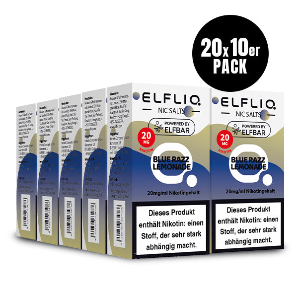 Elfbar Elfliq eLiquid 10ml Blue Razz Lemonade 10ML