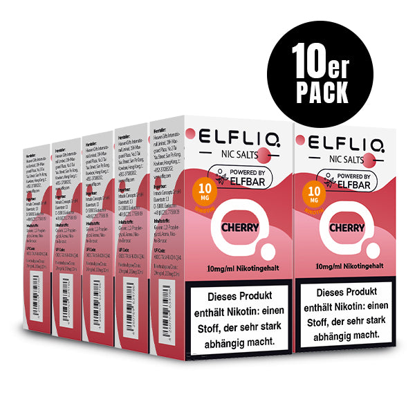 Elfbar Elfliq eLiquid 10ml Cherry 10ML